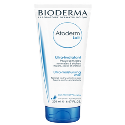 Bioderma Atoderm Lait Ultra Moisturising body milk for Dry Sensetive Skin 200 ml